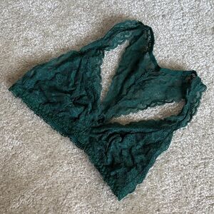 Victoria's Secret Deep Teal Lace Bralette